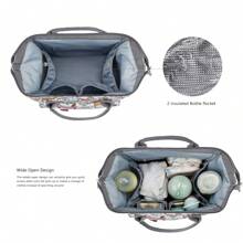 1pc Printed Insulated Lunch Bag, Portable And Waterproof For Outdoor Travel