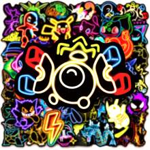 pokemon 50PCS Cute Anime Pokemon Stickers Aesthetic DIY Scrapbook Stationery Guitar Suitcase Cute Decal Funny Graffiti Sticker Gift Toy For Kid,School Supplies,Back To School