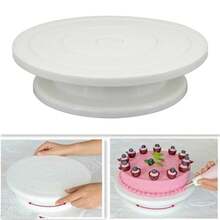 Cake Turntable Stand Cake Decoration Accessories DIY Mold Rotating Stable Anti-Skid Round Cake Table Kitchen Baking Tools - Cake Turntable - View 4