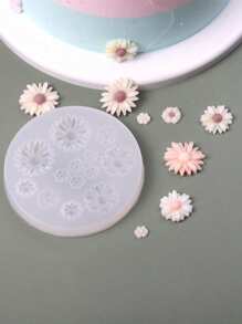 1 pièce Moule en silicone en forme de fleur de marguerite pour pierre parfumée, accessoire de diffuseur d'huiles essentielles décoratif fait maison en résine pour la cuisson