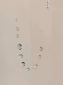 1 buc colier simplu și la modă cu perle artificiale cu picătură de apă, potrivit pentru femei pentru orice ocazie