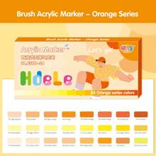 8/24/120 Multi-Color Fashionable Acrylic Marker Pen Set, Bright Colors, Creative Soft Head, Strong Covering Power, Overlapping Colors, Suitable For Handwriting, Posters, Painting, DIY Graffiti, Creative Projects, Party Decorations, School And Art Supplies. Back To School