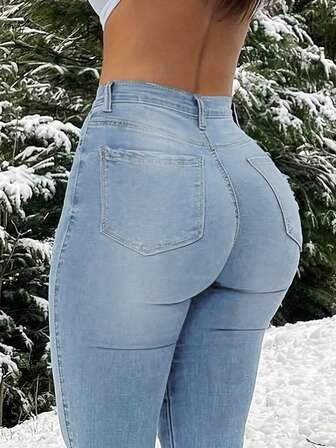 Bestselling Butt-Lifting Casual & Commuting Women's Skinny Jeans, All Season