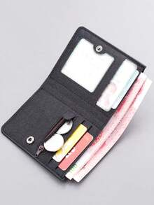 Premium Canvas Short Wallet With Spider Print - Fashionable Business Style, Large Capacity, Coin Pouch And Multi-Card Slots, Perfect Gift Choice - Multicolor - View 7