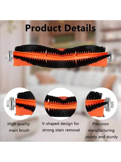 Replacement Parts Xiao Mi X20+ X10+ Dreame L10s Ultra Gen Pro Robot Stofzuiger Cleaner,Accessories Removable Brush/Main Brush HEPA Filter Side Mop Cloth/Mop Rag Dust Bag view 2