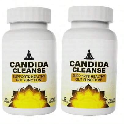 Candida Cleanse 3-Pack – Advanced Gut & Colon Detox With Black Walnut, Wormwood & Oregano Leaf
