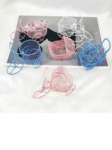 1pc Iron Tricycle Bicycle Ornaments Desktop Beauty Small Storage Rack Art Ornaments Iron Naked Car European Wedding Wedding Packaging Wedding Supplies Makeup Small Storage Decorative Ornaments Iron Naked Car Creative Candy Box Wedding European Wedding Candy Box Creative Wedding Gift Ornaments