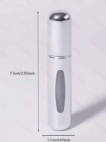 1pc 0.17oz Bottom Perfumed Water Bottle, Portable Mini Spray Bottle, Travel Travel Aluminum Perfume Bottle, Perfume Multi-Function Cosmetics Spray Bottle