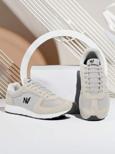 Tenis Masculino/Feminino Casual Leve Confortavel Cinza Claro Todo Estiloso Calce bem NVZ 03