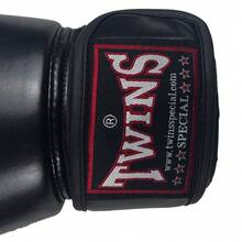 Guantes de boxeo de piel sintética PU para Muay Thai, MMA, Karate, entrenamiento de golpeo, disponibles en 5 colores y tamaños de 8oz, 10oz, 12oz, 14oz, 16oz - Blanco - Ver 7