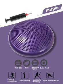 Premium Balance Ball Set mit Pumpe - Extra dickes Anti-Burst-Design, doppelt strukturierte Oberfläche (Griff+Massage) für Rumpftraining, Yoga, Pilates & Knöchelstärkung Fitnessaccessoires, Sport, Fitnessstudio, Heimtraining, Pilates, Yoga, Heimtraining