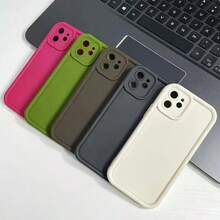 1 pieza Funda protectora personalizada con patrón para teléfono con embellecimiento de emeri, lente de silicona y correa para la muñeca de silicona, compatible con Apple 16, 15, 14, 13, 12, 11 Pro Max, en colores rosa brillante floral, rojo burdeos, moda, multicolor, funda a juego, personalizada simple, única, regalo del Día de la Madre