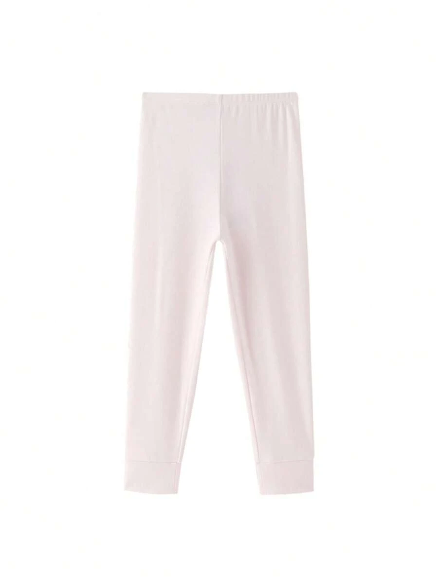 Annil Children's Clothing, Girls, Middle And Large Children's Knitted Long Johns, Basic Leggings, Autumn