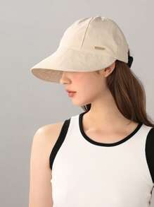 Hats For Woman Baseball Cap Spring And Summer Face-Covering Sun Hat, Lightweight And Foldable, Fashionable And Versatile Hat, Suitable For Daily Use