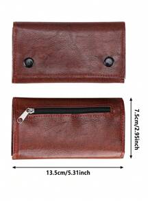 Spersonalizowana, grawerowana skórzana torebka na tytoń, zabytkowy woreczek na tytoń, zapalniczka, nóż do papierosów, schowek na bibułkę, prezent dla taty, na Dzień Ojca, męża, chłopaka, z nadrukiem graficznym