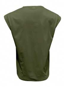 T-shirt mode homme, débardeur col rond décontracté pour extérieur et trajets, été