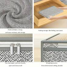1 pezzo Scatola da riporre sotto il letto pieghevole, contenitore organizzativo in cotone casual anti-polvere, borsa per riporre sotto il letto pieghevole ad alta capacità anti-polvere e anti-umidità, design piatto salvaspazio
