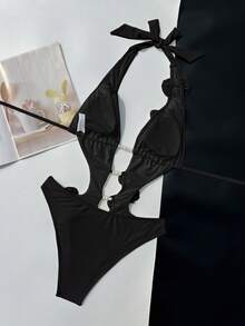 Women One-Pieces - Black - View 4