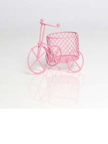 1pc Iron Tricycle Bicycle Ornaments Desktop Beauty Small Storage Rack Art Ornaments Iron Naked Car European Wedding Wedding Packaging Wedding Supplies Makeup Small Storage Decorative Ornaments Iron Naked Car Creative Candy Box Wedding European Wedding Candy Box Creative Wedding Gift Ornaments