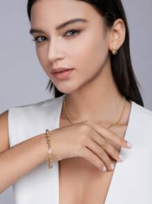 1 Stück 925 Sterling Silber Moissanit Diamant Armband, luxuriöses Modegeschenk für Frauen, Muttertag, Valentinstag, Hochzeitstag, Geburtstag