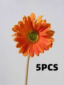 1pc/3pcs/5pcs Artificial Daisy/Gerbera Daisy Flowers For Party, Home, Kitchen, Garden, Wedding Decoration,Fall Decor,Autumn - Multicolor - View 23