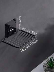 Suport pentru săpunieră cu design de drenaj, suport pentru burete de chiuvetă, săpunieră, rezistent la rugină și impermeabil, instalare ușoară, organizator de baie, fără găurire, organizator de duș, pentru depozitare în baie și decor interior și bucătărie