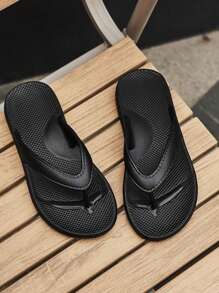 Eid Al-Adha Damen Sandalen, Herren Zehentrenner, weich gepolsterte geruchslose EVA Schwarz Innen- und Außen Strandpantoffeln