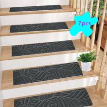 1/7/15 pièces Tapis d'escalier intérieur confortables et doux, tapis d'escalier, marches en bois, tapis antidérapants pour marches d'escalier, tapis antidérapants pour escaliers intérieurs en bois, tapis d'escalier autoadhésifs antidérapants, tapis d'escalier pour marches en bois, tapis de passage pour marches en bois, tapis d'escalier pour marches en bois intérieures