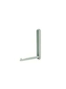 1PC Wall-Mounted Foldable Hanger Organizer - No-Drill Space-Saving Clothes Rack With Adjustable Hooks & Non-Marking Adhesive, Collapsible Storage For Bathroom/Balcony/Dormitory (Polished Finish)