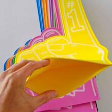 1 件手指泡沫运动啦啦队派对手道具发声道具巨手运动礼品欢呼掌派对道具