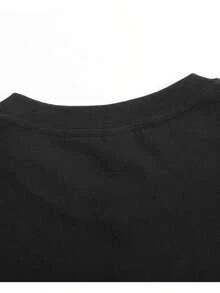 % Cotton Motorcyclist Lives Matter Motorcycle Rider Men's-Shirt - Black - View 5