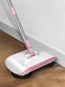 A Manual Sweeping Machine Suitable For Household Use, Combining Sweeping And Mopping, Equipped With A Broom And Dustpan Set, Broom Tools