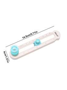 1 Stück Einstellbarer 360 Grad Rund-Schneidmesser DIY Zirkel Cutter für Scrapbooking, Kreisförmige Papier Scrapbooking Karten Cutter, Rückkehr zur Schule, Schulmaterialien