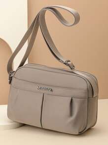 Multi Layer Multifunctional Women's Shoulder Bag With Large Capacity For Travel Crossbody Bag, Multi Pocket Shoulder Bag Suitable For Travel, Shopping, And Work