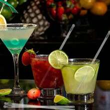 200/100/50/20/10pcs Elegant Gold Sparkling Twist Stirrers, Transparent Crystal Drink Mixer - Perfect For Mixing, Decorating Desserts And Coffees - Ideal For Christmas, Weddings, Birthdays And More Events - 7.24 Inch Plastic Mixer, Valentine's Day Gift, Party, Birthday - Multicolor - View 4