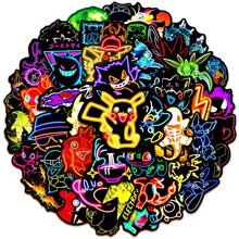 pokemon 50PCS Cute Anime Pokemon Stickers Aesthetic DIY Scrapbook Stationery Guitar Suitcase Cute Decal Funny Graffiti Sticker Gift Toy For Kid,School Supplies,Back To School
