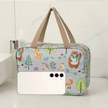 meetself Bolsa de almoço térmica portátil casual de alta qualidade, para trabalho diário e escola, conveniente para transportar, lancheira, lancheira, frutas frescas, bolsa de mão