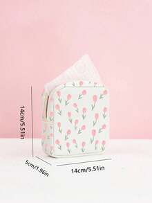 极简风格卫生巾收纳袋，便携式收纳袋，大容量，简约设计，可收纳卫生巾、护垫和卫生棉条，女性必备，外出携带非常方便