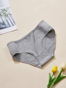 4条装多色棉质高弹力透气无缝女式内裤 - 彩色 - 查看 6