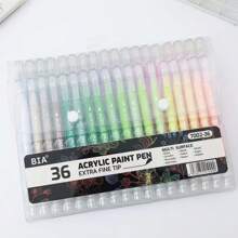 Hochwertige, farbige Planer-/Zeichenstifte, geeignet für Kunstschüler, mehrfarbige Optionen, auf Wasserbasis, für DIY-Planer, Malerei, Graffiti, große Kapazität Buntstifte, Textmarker, Marker Schule