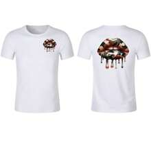 1pc/2pcs/3pcs/Camouflage Lip Patches, DIY A-Level Washable Patches, Clothes, Heat Transfer Stickers, Women's/Men's T-Shirts, Backpacks, Pillows, Decorative Badges, Labels, Baseball Caps, Backpacks, Etc. Are Available