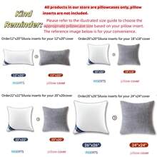 1pc Pillow Cover (Pillow Insert Not Included), Suitable For All Seasons, Home Decorative Throw Pillow Cover For Sofa, Soft & Comfortable Cushion Cover, Farmhouse Style With Fringe Trim