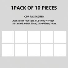 20 piezas de adhesivos de pared de cristal blanco duro para azulejos, adhesivos de pared autoadhesivos resistentes al aceite para renovación del hogar, baño y decoración, disponibles en tamaño 30x30 cm, cortables, adecuados para decoración del hogar, material de película de cristal talla grande grueso, resistente al desgaste y talla grande accesorios de pared, papel tapiz, artículos y decoración de cocina