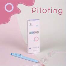 5 支马卡龙色圆珠笔套装，0.5 毫米细尖顺滑书写黑色墨水伸缩中性笔，办公用品 - 套裝 - 查看 4