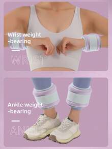 2pcs Ankle/Wrist Weights, Suitable For Ballet, Dance & Sports Training To Improve Ankle And Wrist Strength Gym Accessories