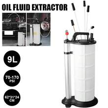 9L Oil Fluid Extractor Changer For Car Fluids Vacuum Evacuation Manual Pump Engine Oil Brake Fluid Extractor Removal Transfer Vacuum Suction Hand Pump - White - View 1