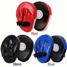 1pc Basic Curved Boxing Gloves, Boxing Pad Hook And Pad, Target Boxing Gloves, Muay Thai, 1-Piece Boxing Glove Set Suitable For Two-Person Fitness Training, Suitable For Beginners - Multicolor - View 3