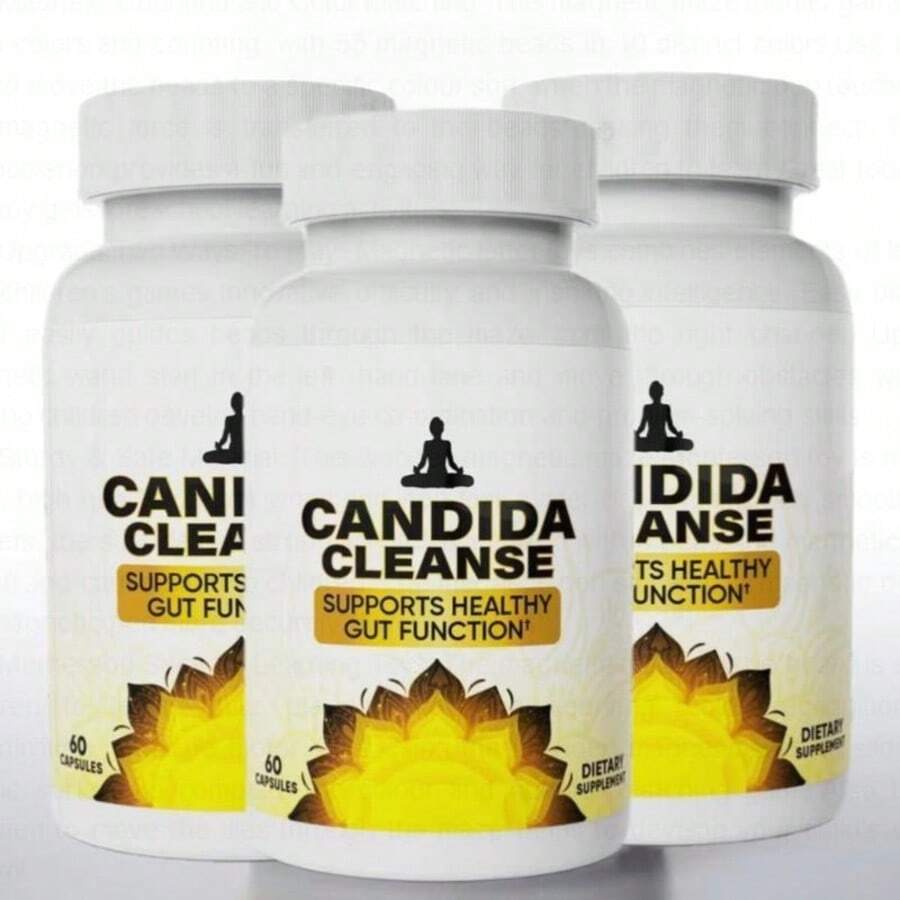 Candida Cleanse 3-Pack – Advanced Gut & Colon Detox With Black Walnut, Wormwood & Oregano Leaf - 3pcs - 查看 1