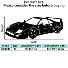 1pc Black Iron Hollow Wall Art, Abstract Geometric Pattern, Retro Car Design, Suitable For Wall Decor, Room Decor, Bedroom Decor, Home Decor - Multicolor - View 44