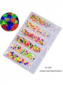 1728 Pcs Flat Back Crystal Glass Nail Art Rhinestones. 4#-12# 6 Sizes Mix DIY Decorations For Nails, Clothes, Bags, Hair Accessories, Cars, Beddings, Pendants, Etc. Suitable For Teenage Girls, Women Nail Art, Eye Makeup, Face Stickers, Jewelry Decoration Flat Back Rhinestones. 6 Bags Of Crystal Glass Flat Back Rhinestones. Nail Charms Nail Gems Nail Supplies